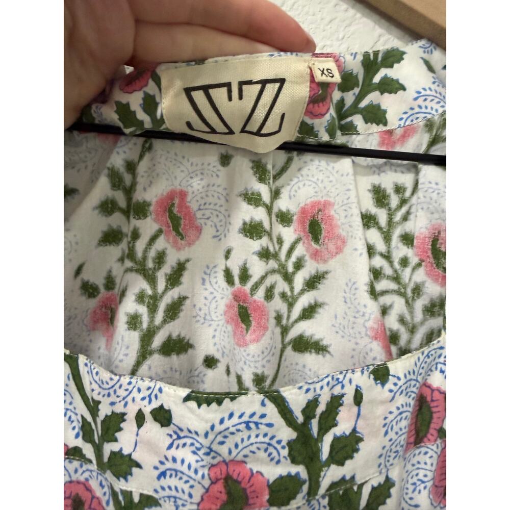 SZ Blockprints Divya Dress in Essa Print - Picture 4 of 6